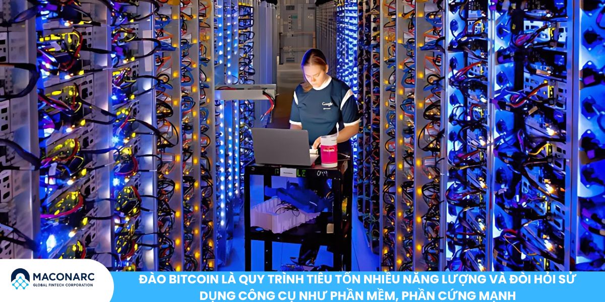 Bitcoin sẽ như thế nào nếu được khai thác hết? Tương lai của đồng tiền số vào năm 2140 Đào Bitcoin là quy trình tiêu tốn nhiều năng lượng và đòi hỏi sử dụng công cụ như phần mềm, phần cứng mạnh