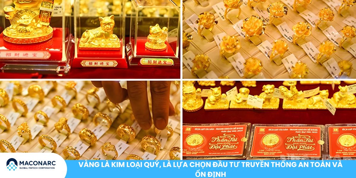 So sánh đầu tư Bitcoin và vàng: Lựa chọn tài sản nào trong 10 năm tới? Vàng là kim loại quý, là lựa chọn đầu tư truyền thống an toàn và ổn định