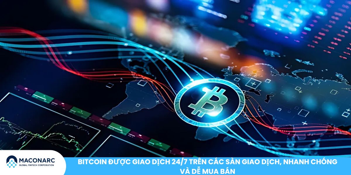 So sánh đầu tư Bitcoin và vàng: Lựa chọn tài sản nào trong 10 năm tới? Bitcoin được giao dịch 24/7 trên các sàn giao dịch, nhanh chóng và dễ mua bán