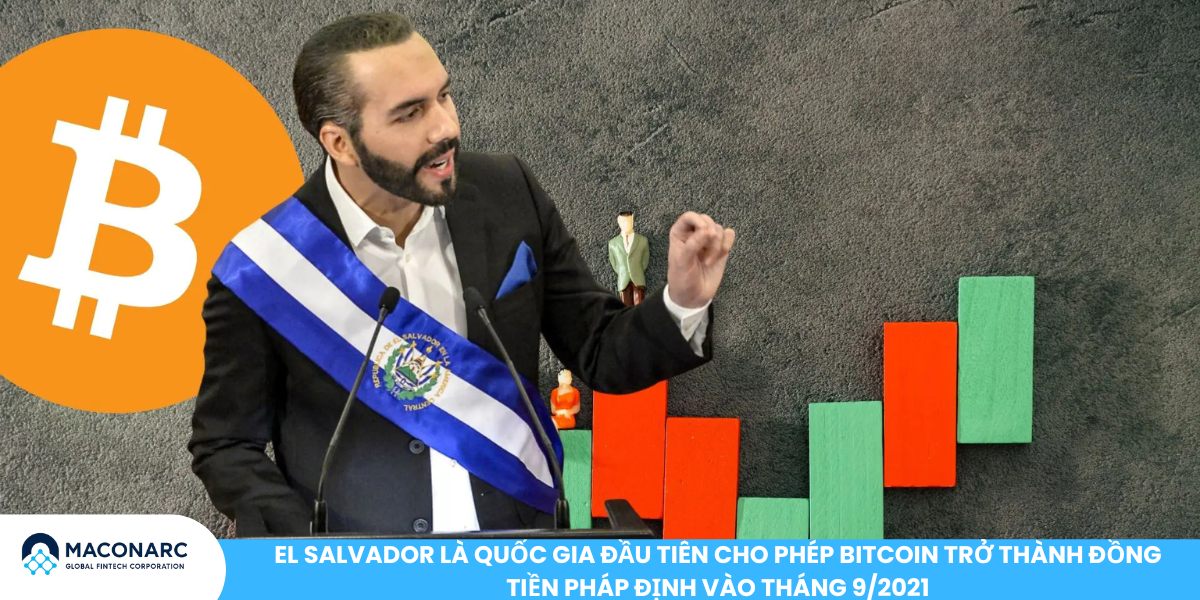Danh sách các nước chấp nhận Bitcoin mới nhất El Salvador là quốc gia đầu tiên cho phép Bitcoin trở thành đồng tiền pháp định vào tháng 9/2021