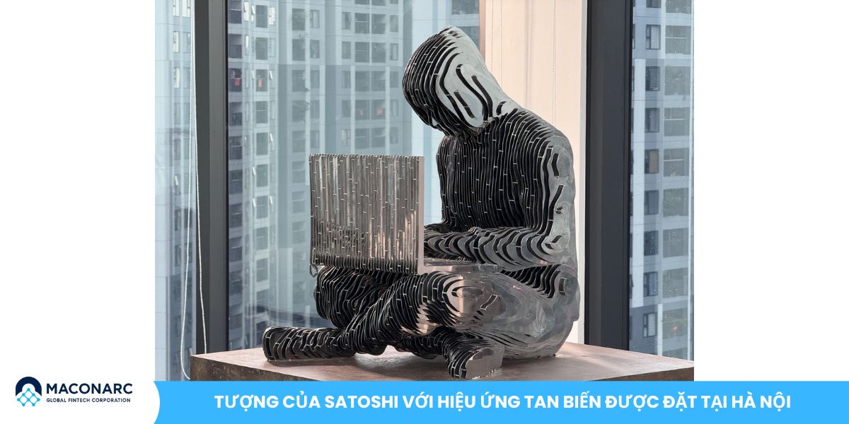 Cha đẻ của Bitcoin là ai? Hé lộ bí ẩn nhà sáng lập Bitcoin và khối tài sản khổng lồ Tượng của Satoshi với hiệu ứng tan biến được đặt tại Hà Nội