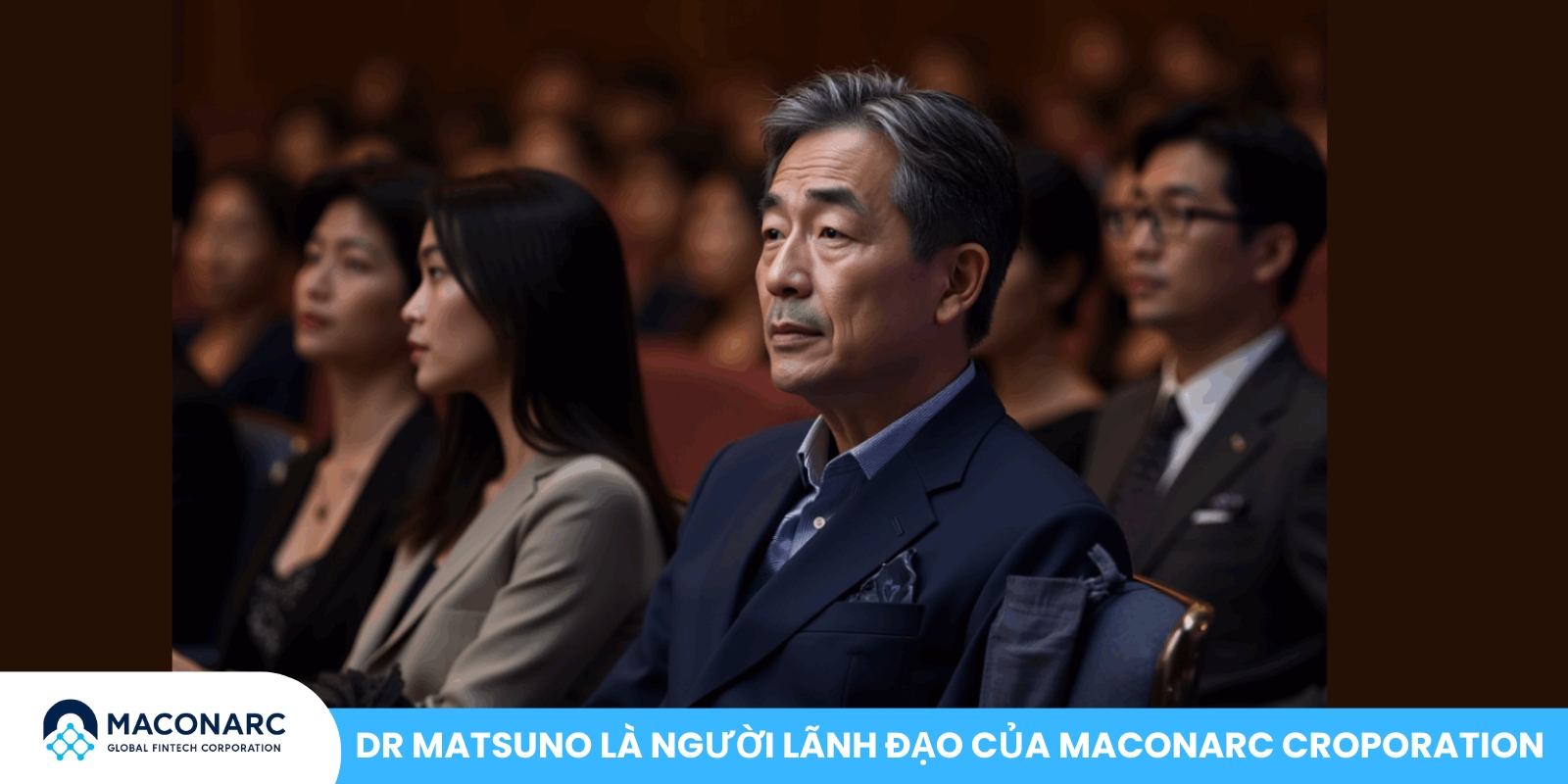 Dr Matsuno – CEO Maconarc Corporation Dr Matsuno là người lãnh đạo của Maconarc Croporation