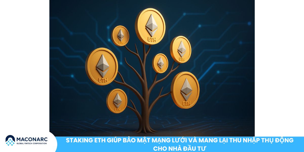Hệ sinh thái ETH: Cập nhật xu hướng mới nhất và tương lai phát triển 2025 Staking ETH giúp bảo mật mạng lưới và mang lại thu nhập thụ động cho nhà đầu tư