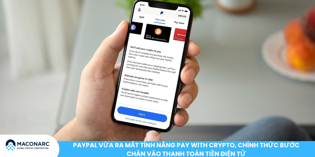 PayPal cho phép thanh toán hơn 100 loại tiền số - Bước tiến lớn trong thanh toán kỹ thuật số Paypal vừa ra mắt tính năng Pay with Crypto, chính thức bước chân vào thanh toán tiền điện tử