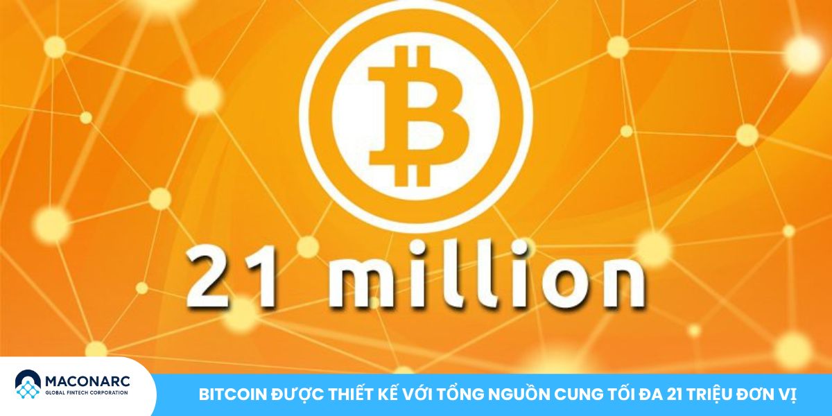 Yếu tố nào tác động đến giá của Bitcoin? Kinh tế, Chính trị hay Truyền thông Bitcoin được thiết kế với tổng nguồn cung tối đa 21 triệu đơn vị