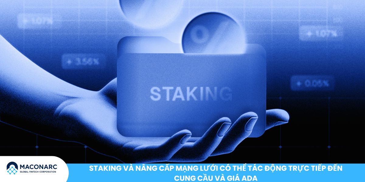 Staking và nâng cấp mạng lưới có thể tác động trực tiếp đến cung cầu và giá ADA