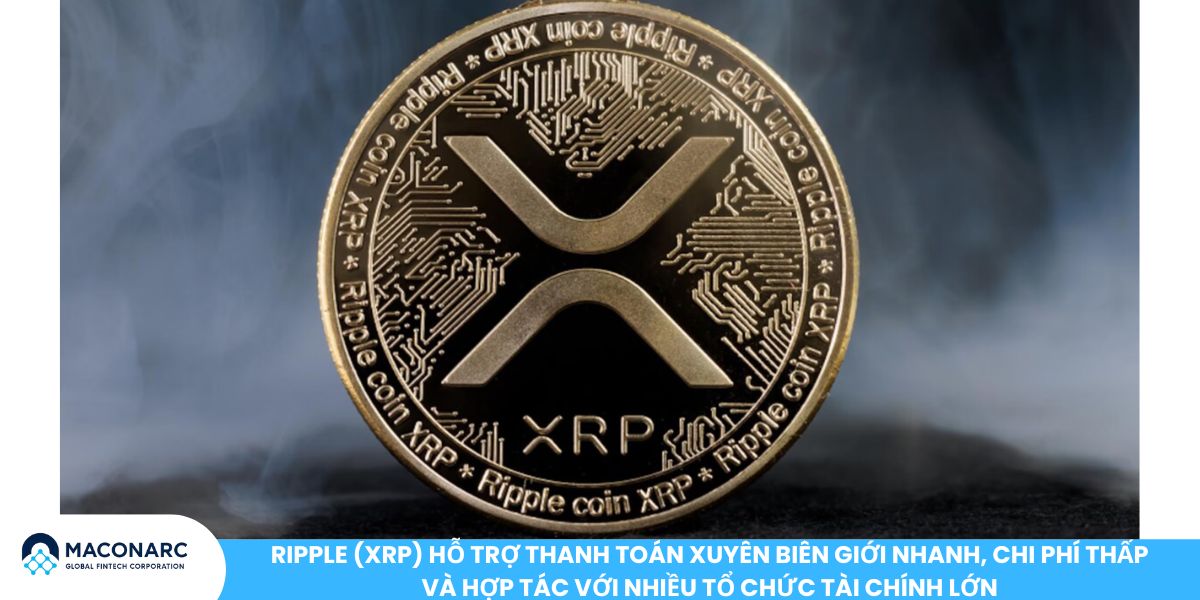 Ripple (XRP) hỗ trợ thanh toán xuyên biên giới nhanh, chi phí thấp và hợp tác với nhiều tổ chức tài chính lớn