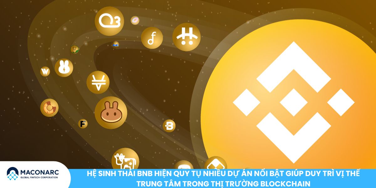 BNB là gì? Góc nhìn Binance Coin và vai trò trong hệ sinh thái Crypto 2025 Hệ sinh thái BNB hiện quy tụ nhiều dự án nổi bật giúp duy trì vị thế trung tâm trong thị trường blockchain