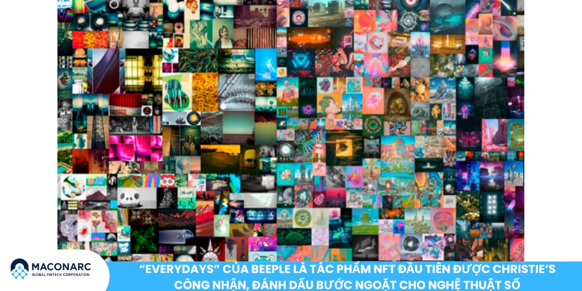 “Everydays” của Beeple là tác phẩm NFT đầu tiên được Christie’s công nhận, đánh dấu bước ngoặt cho nghệ thuật số