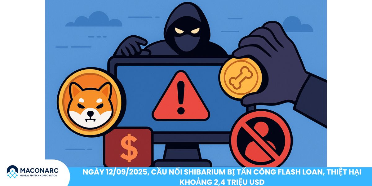 Cầu nối Shibarium bị tấn công, 2,4 triệu USD bốc hơi - Phân tích sự cố và phản ứng của đội ngũ Ngày 12/09/2025, cầu nối Shibarium bị tấn công flash loan, thiệt hại khoảng 2,4 triệu USD