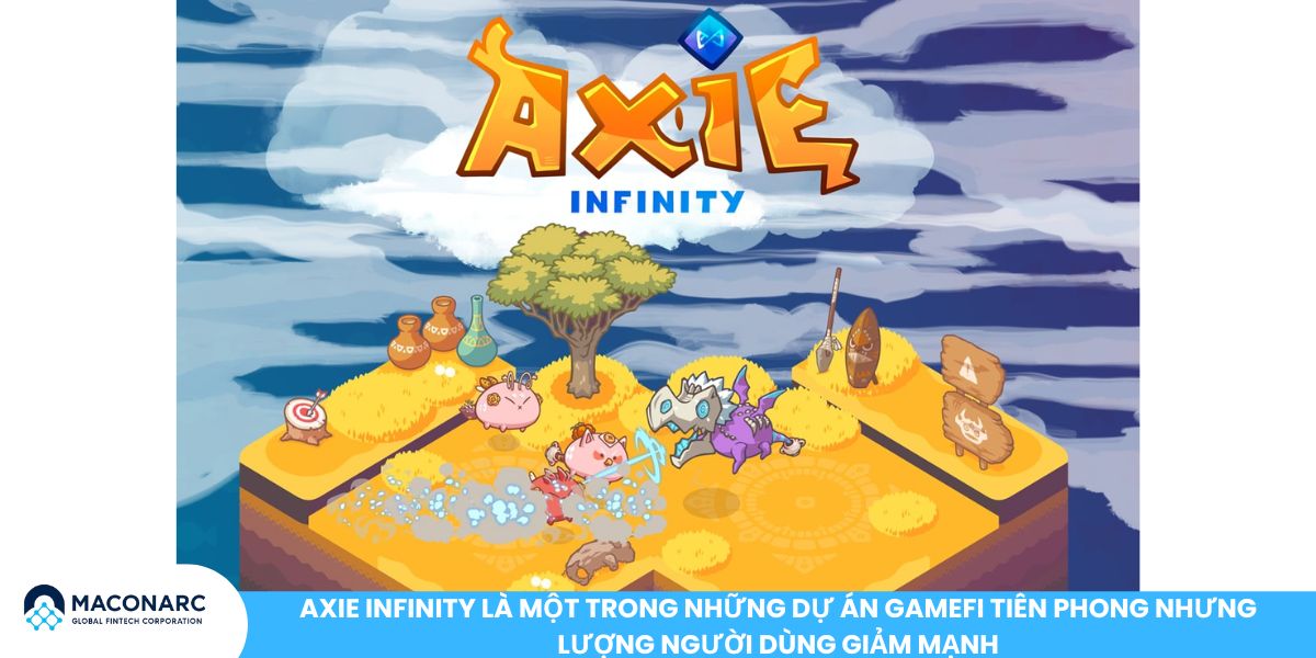 Axie Infinity là một trong những dự án GameFi tiên phong nhưng lượng người dùng giảm mạnh